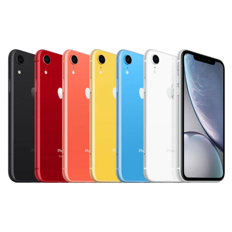 iPhone XR all colours combined view