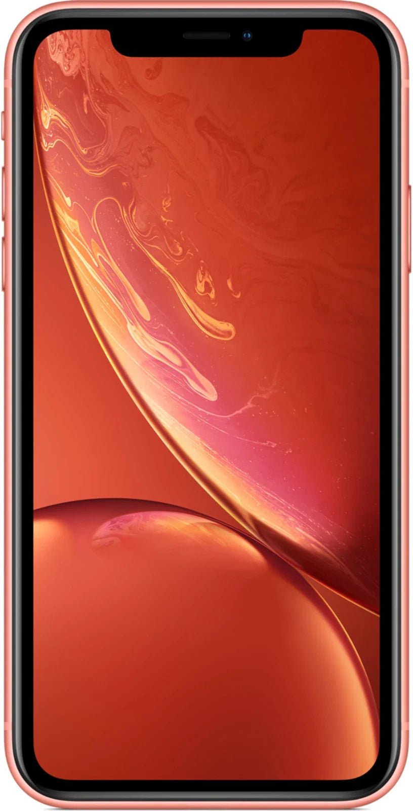 iPhone XR Coral front view