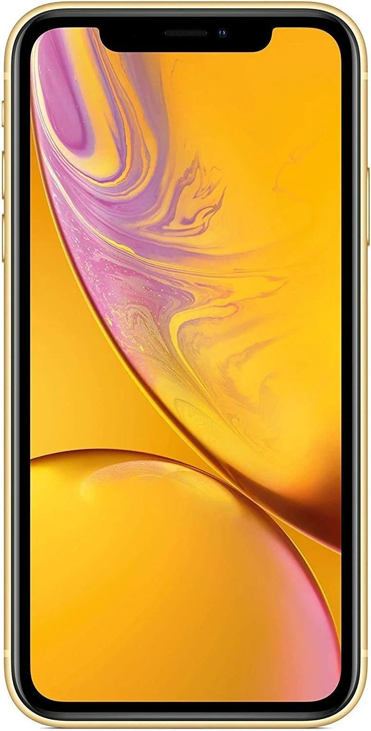 iPhone XR Yellow front view