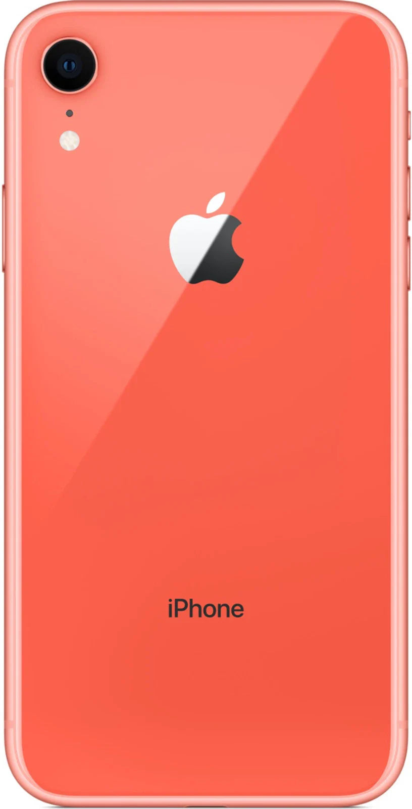 iPhone XR Coral back view