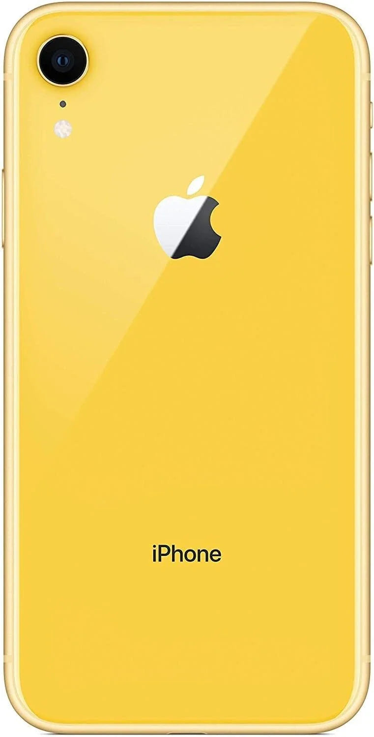 iPhone XR Yellow back view